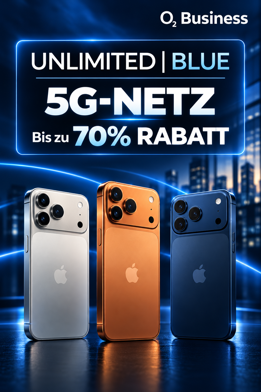 o2 Business Tarife mit iPhone 18
